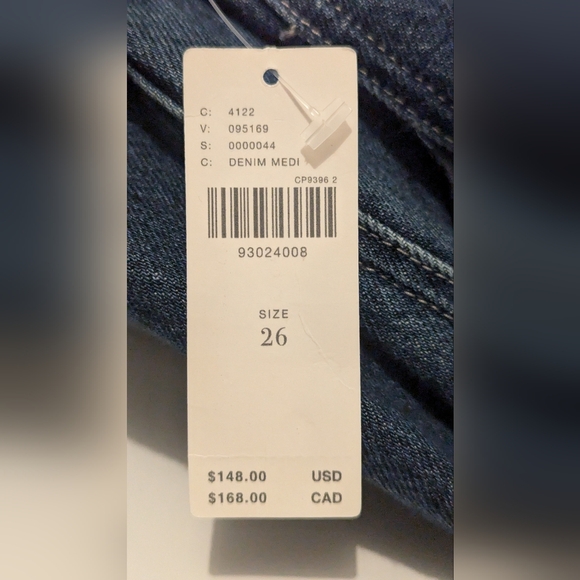 Pilcro Anthropologie Curve High-Rise Tapered Barrel Jeans NWT size 26 - Picture 13 of 13